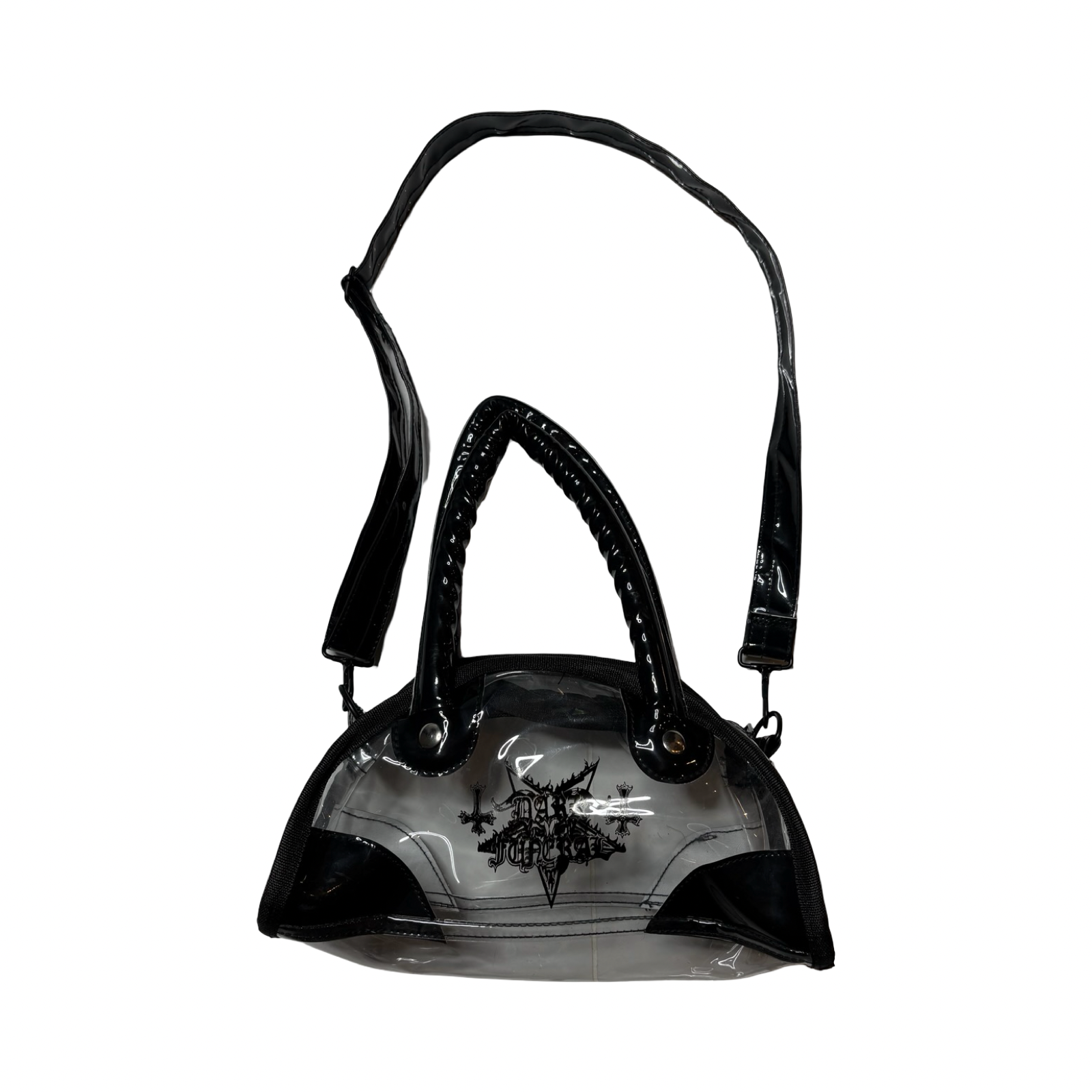 CLEAR DARK FUNERAL BAG