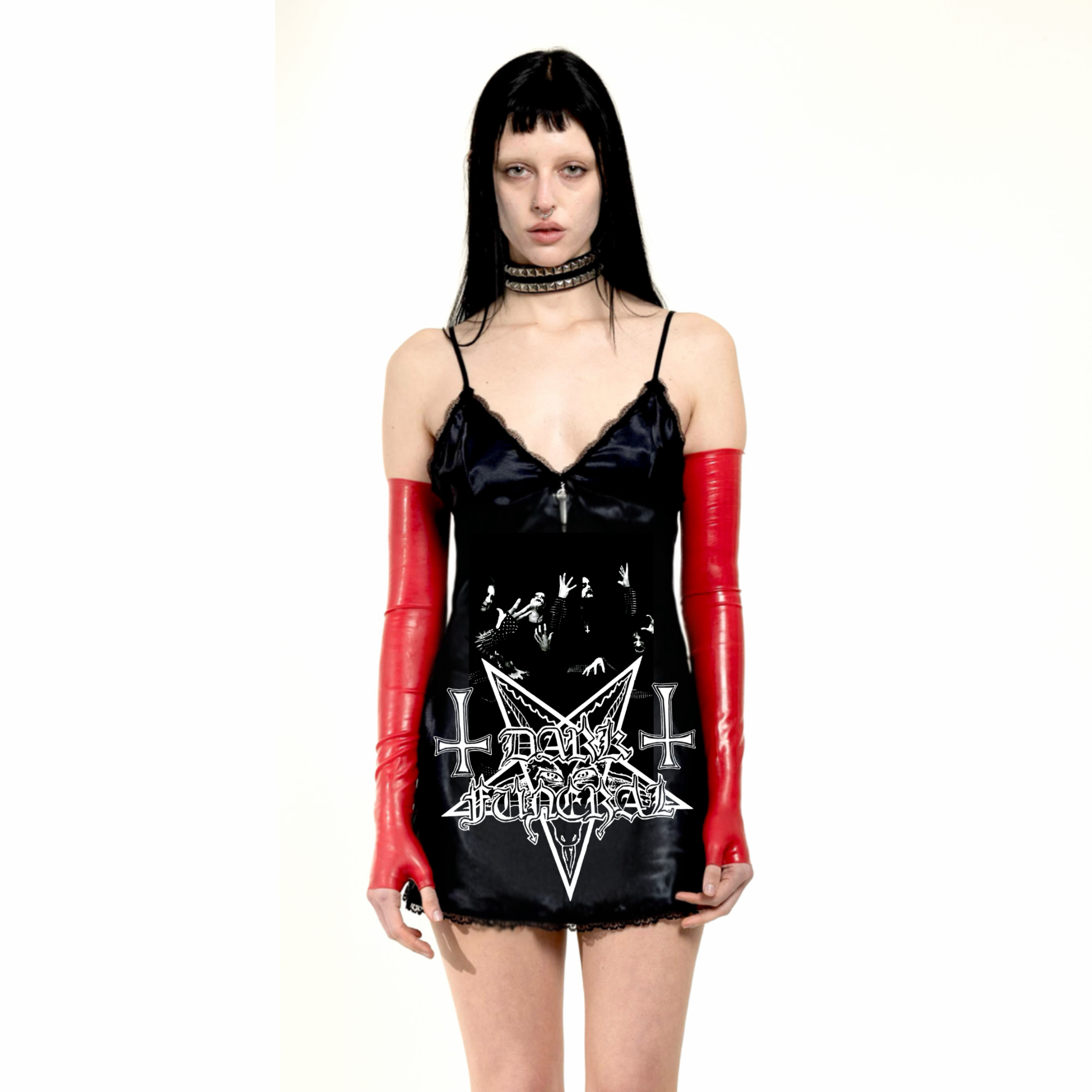 DARK FUNERAL MINI DRESS