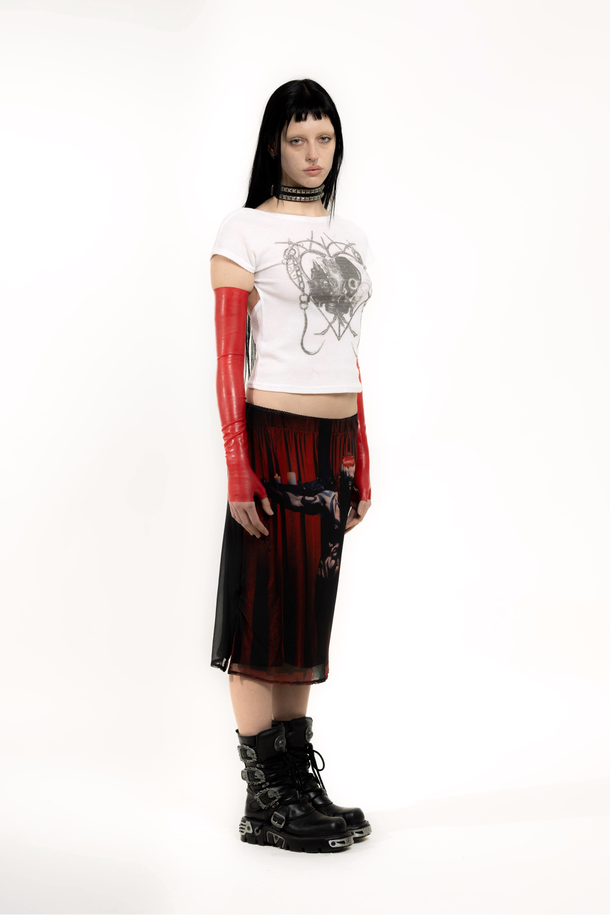 STRANGELAND MIDI SKIRT