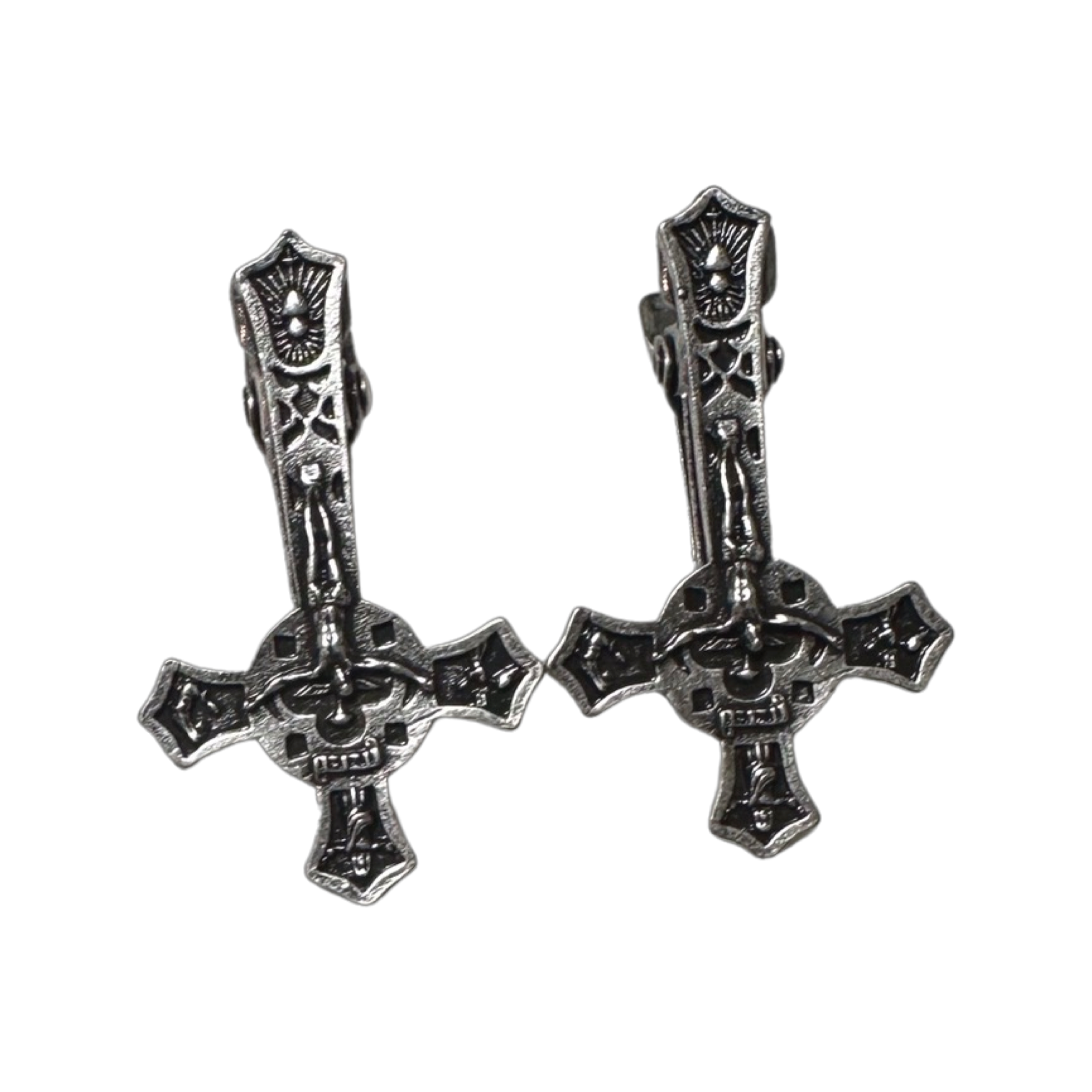 CRUCIFIED HAIR CLIPS