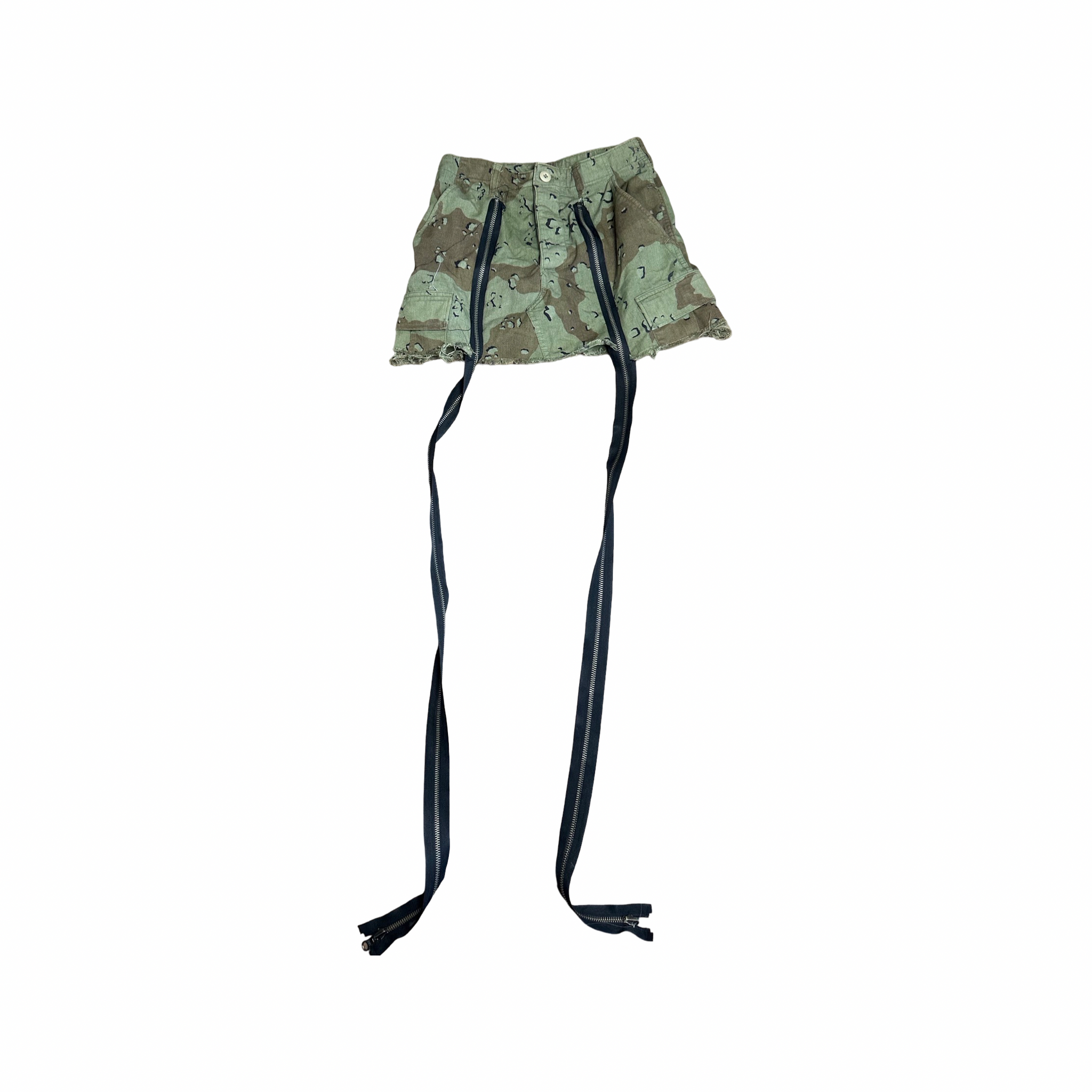 CAMO MINI SKIRT SAMPLE