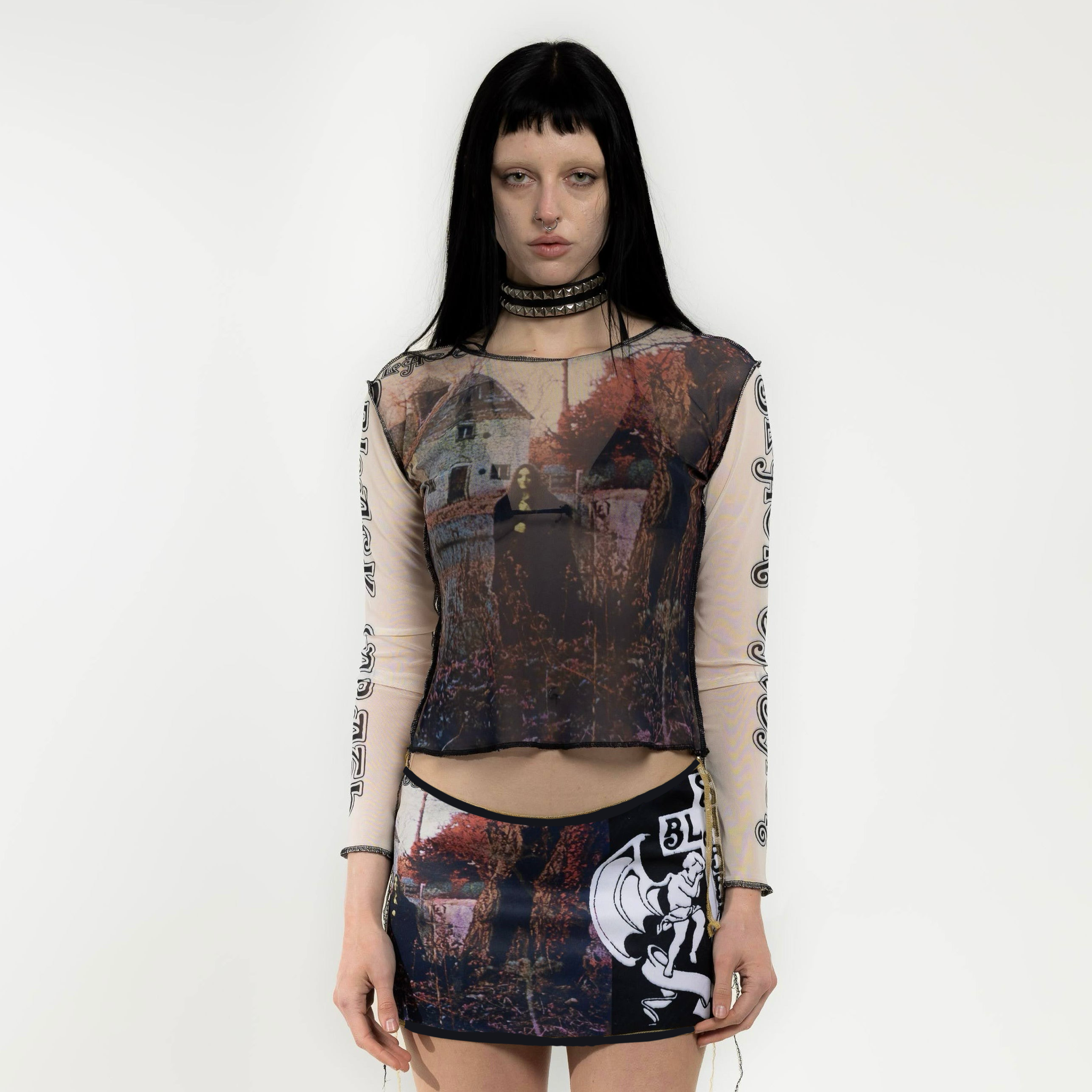 INTO THE VOID MINI SKIRT