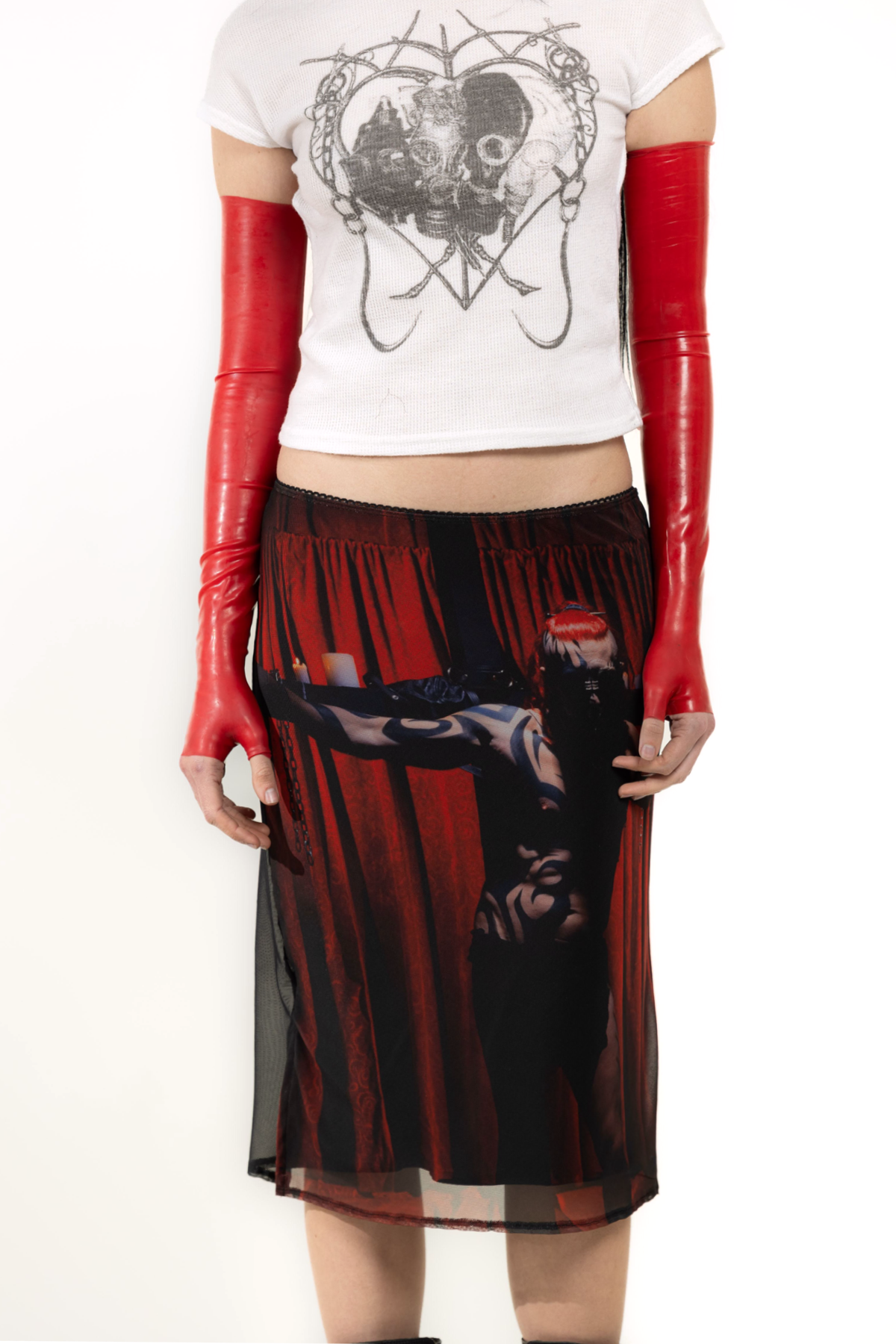 STRANGELAND MIDI SKIRT