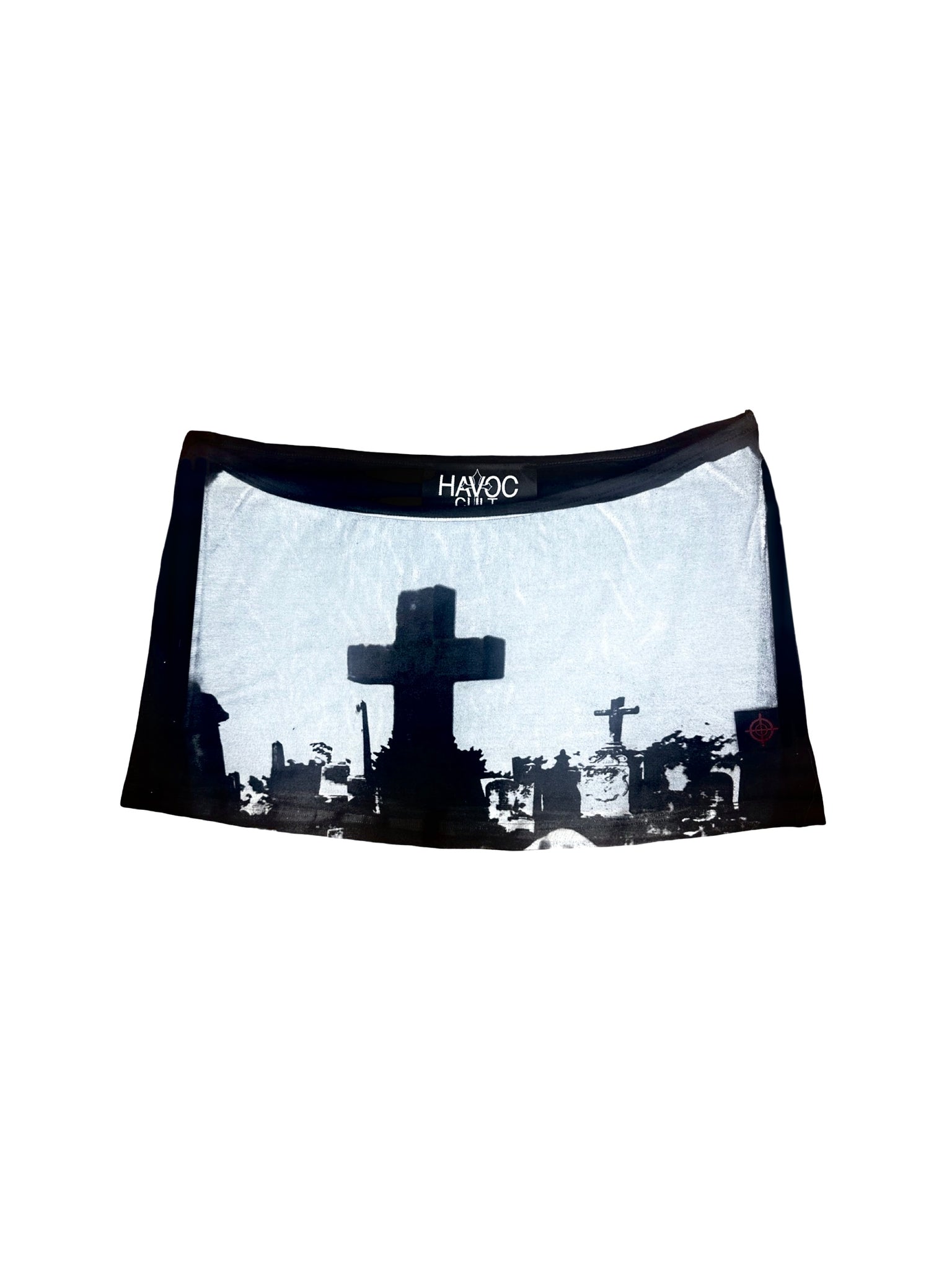 CEMETARY MINI SKIRT