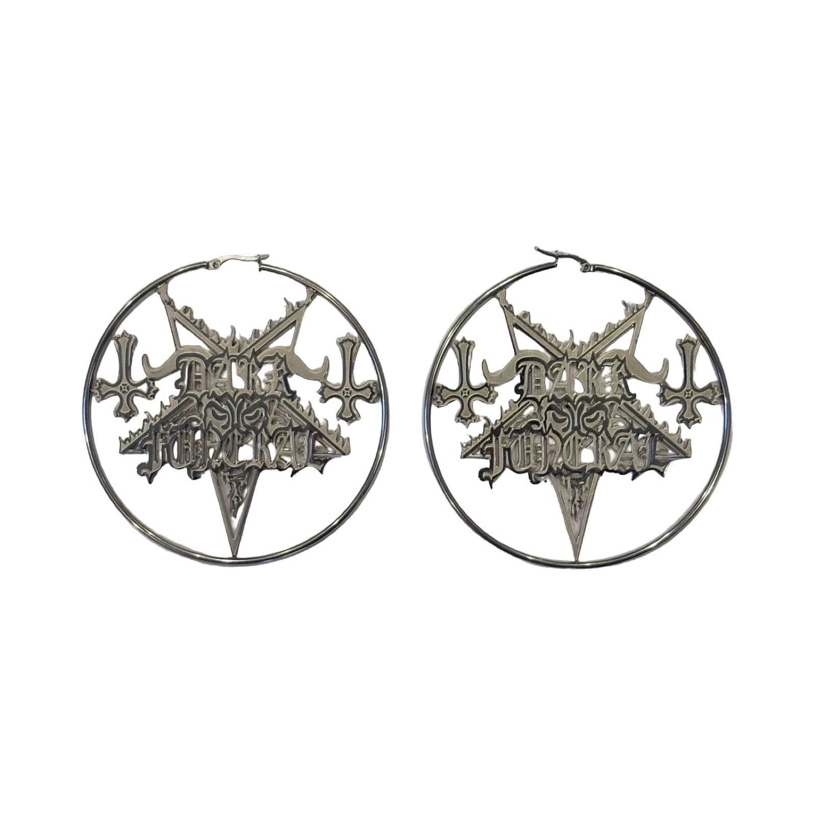 DARK FUNERAL HOOP EARRINGS