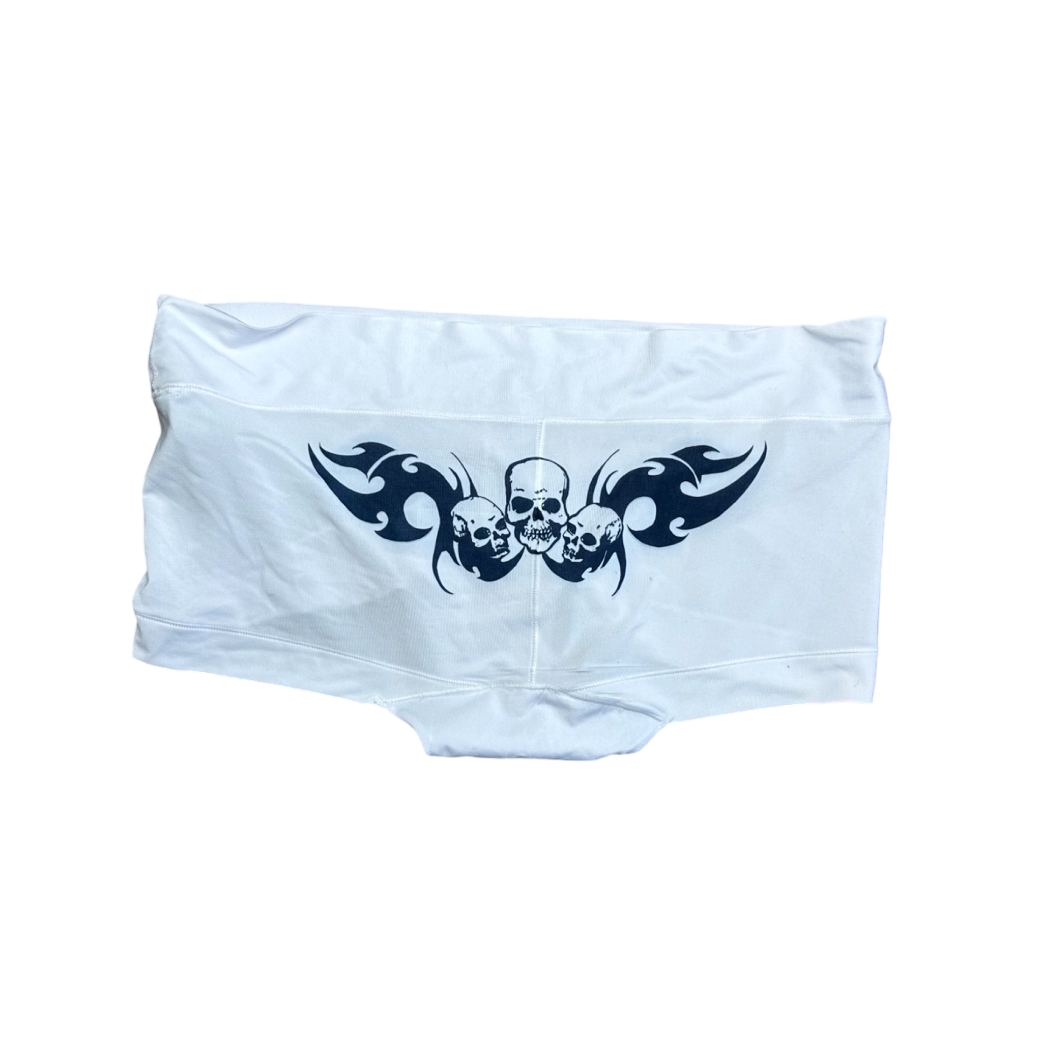 BOW DOWN BOOTY SHORTS WHITE SAMPLE