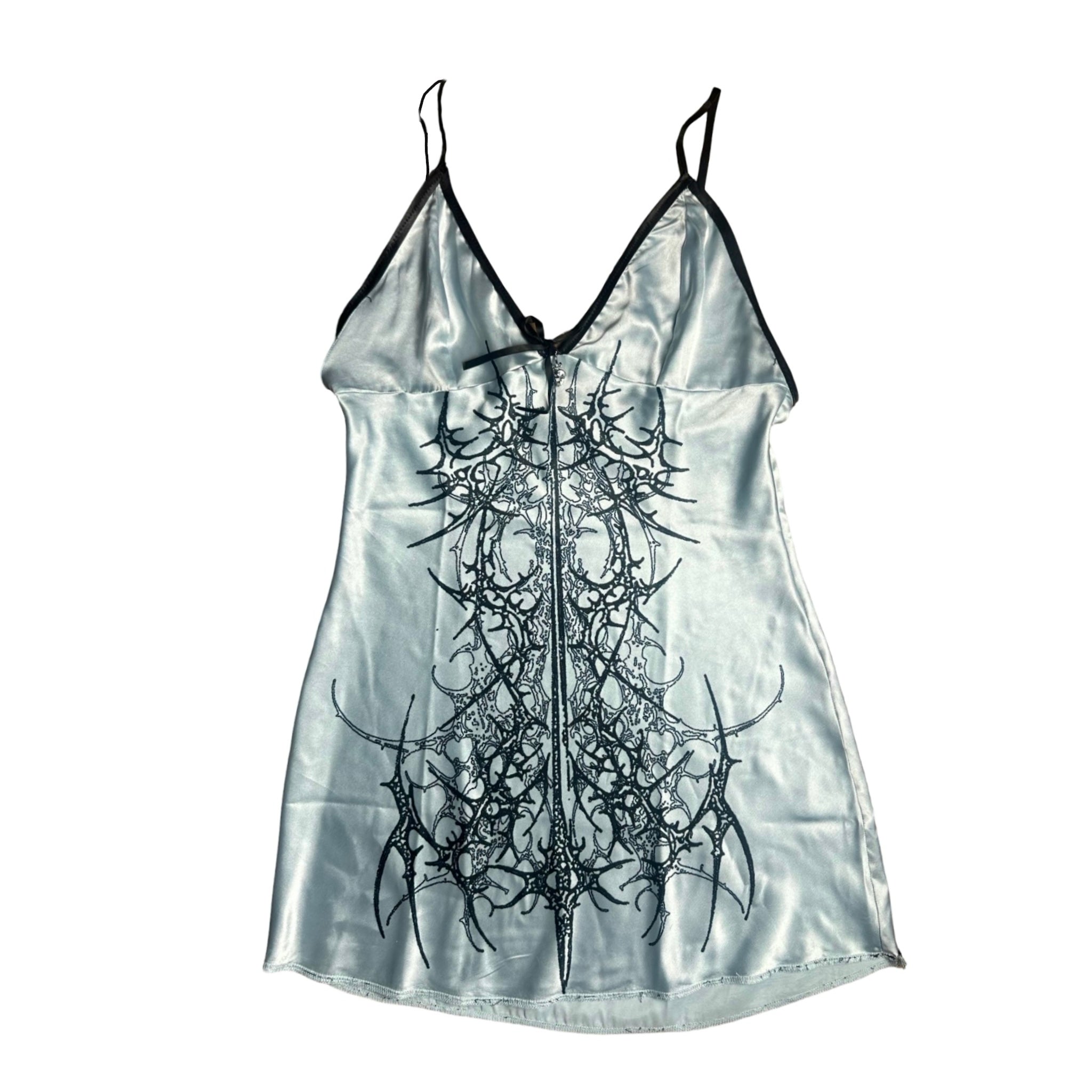 SIGIL SLIP DRESS - BLUE (PREORDER)