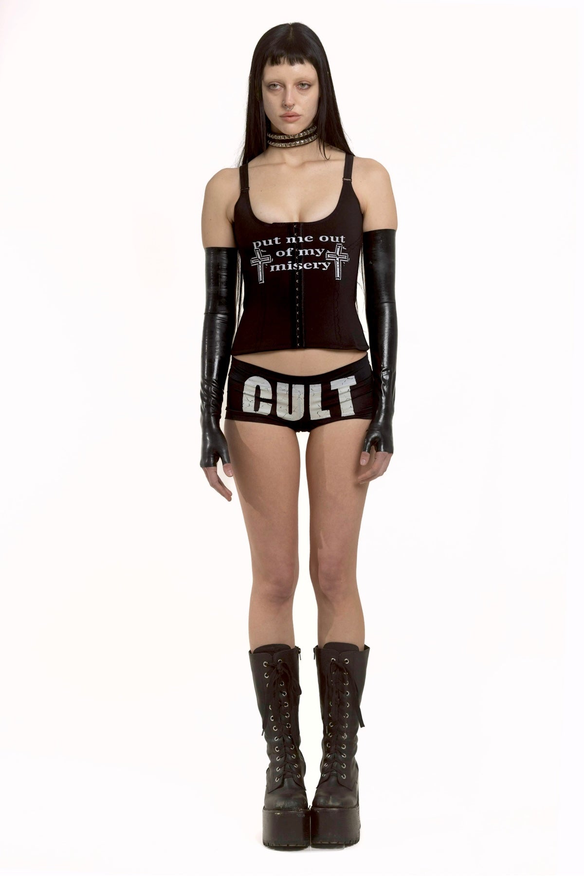 PUT ME OUT OF MY MISERY CORSET